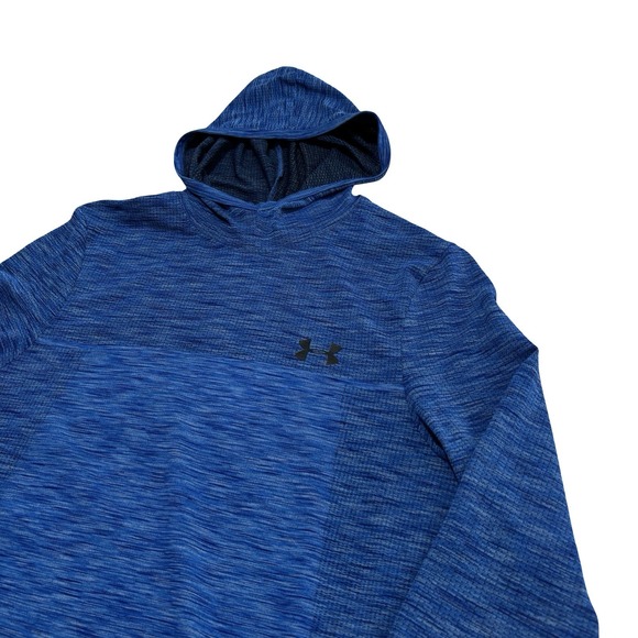 Under Armour Threadborne Heat Gear Pullover Hoodie Lightweight Fitted Sz Small - Picture 3 of 4